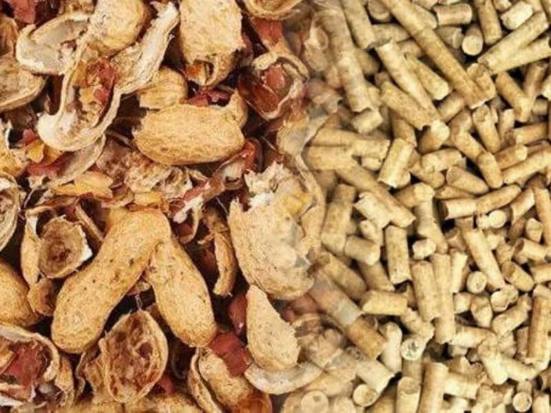 peanut shell pellets